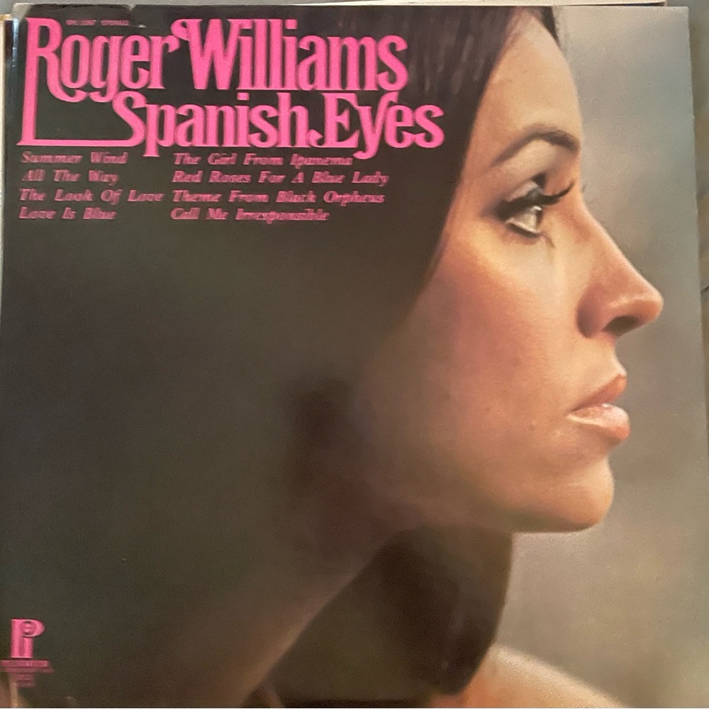 Roger Williams Spanish Eyes Vinyl Record